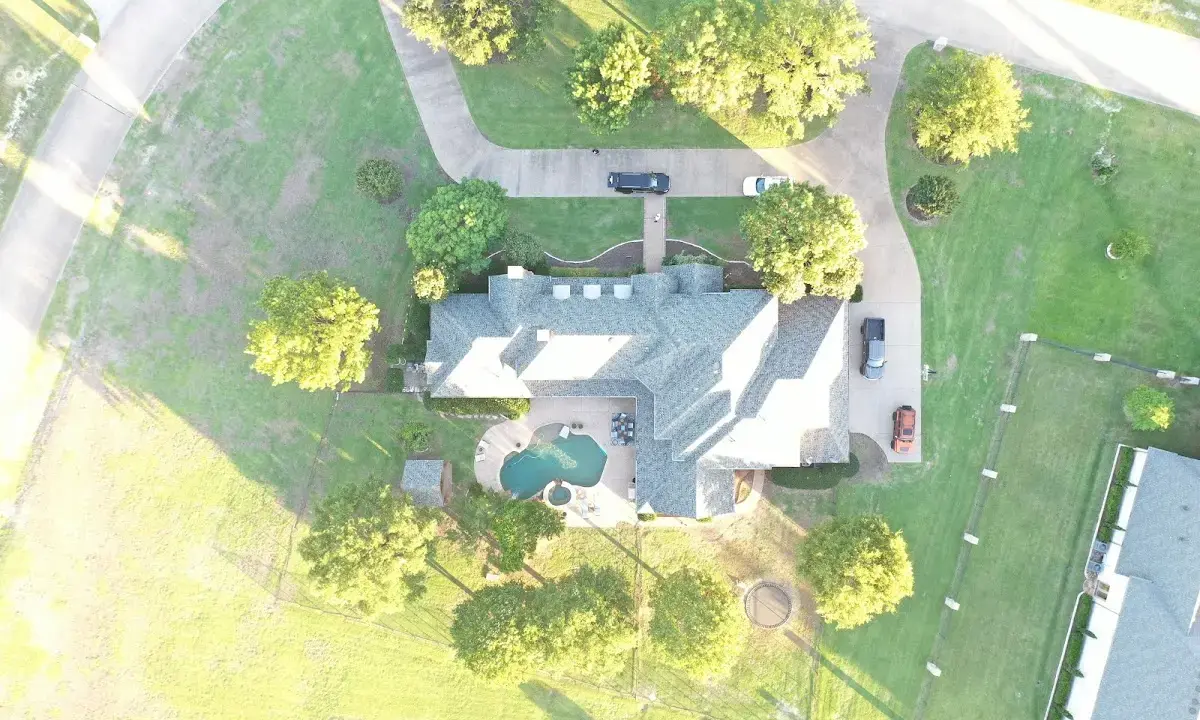 New shingle roof installation on a home in Lehman